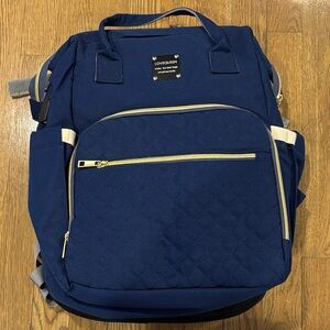 Navy Blue LOVEQUEEN Diaper Bag